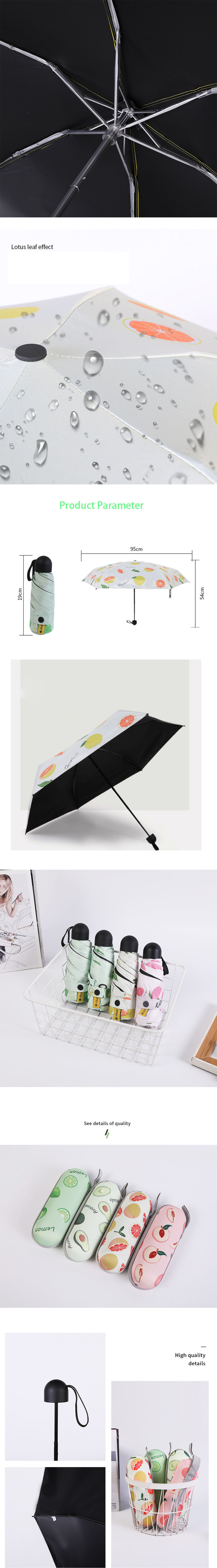 5 paraigües plegables